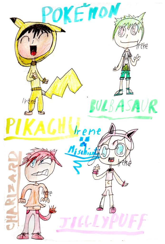 Pokemon 1: Pikachu Charizard Jigglypuff Bulbasaur